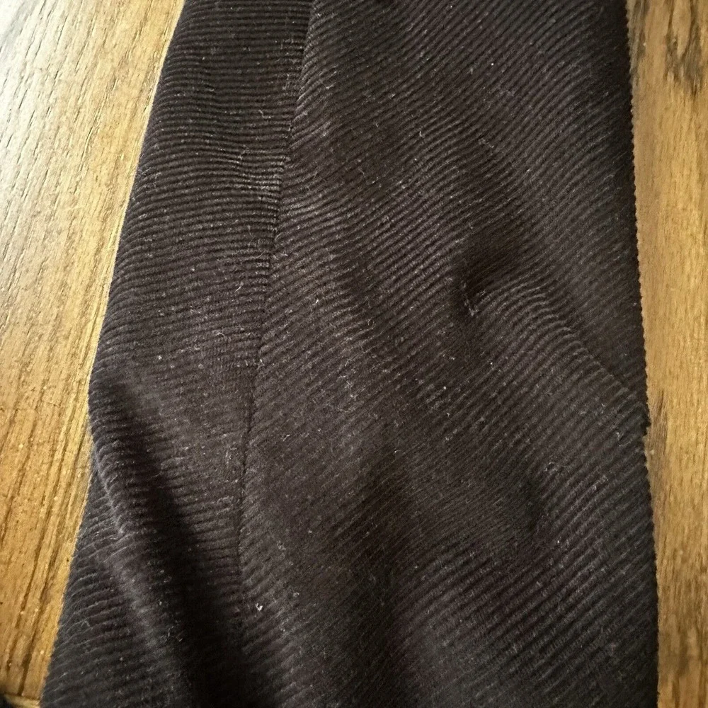 Banana Republic Black Mens Sports‎ Coat Curdoroy Blazer Pockets Size 44R *READ*